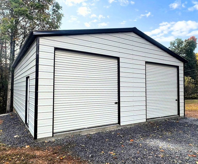 9008 - Horizontal Roof Garage - Custom Structures Direct