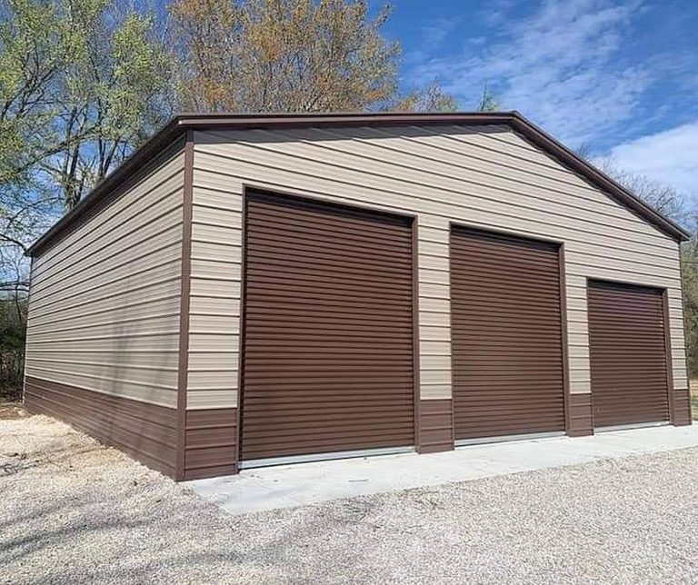 9059 - Extra Wide Triple Garage - Custom Structures Direct