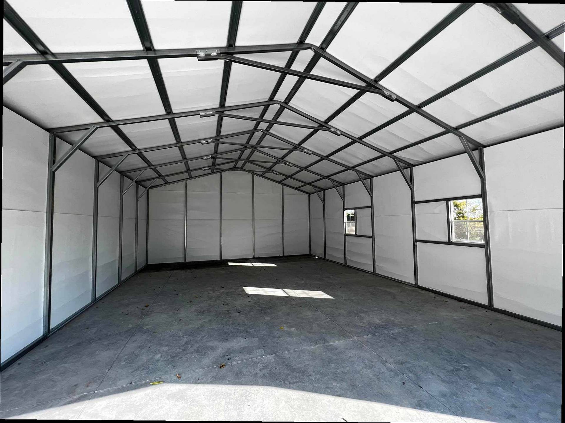 Boxed Eave Garage with Lean-To - 9070 - Custom Structures Direct - 03