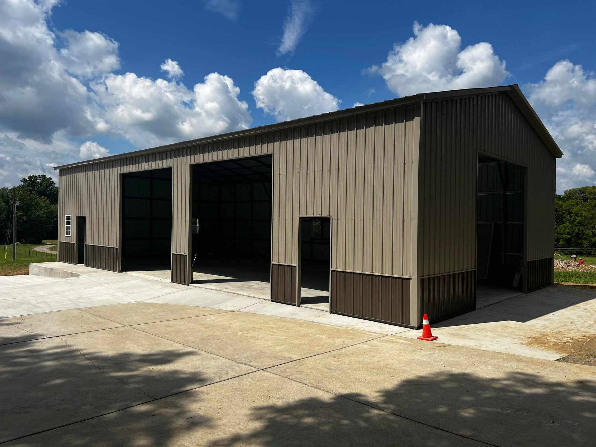 Extra Large All Vertical Garage - 9071 - Custom Structures Direct - 01